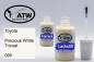 Preview: Toyota, Precious White Tricoat, 090: 20ml Lackstift + 20ml Klarlack - Set, von ATW Autoteile West.